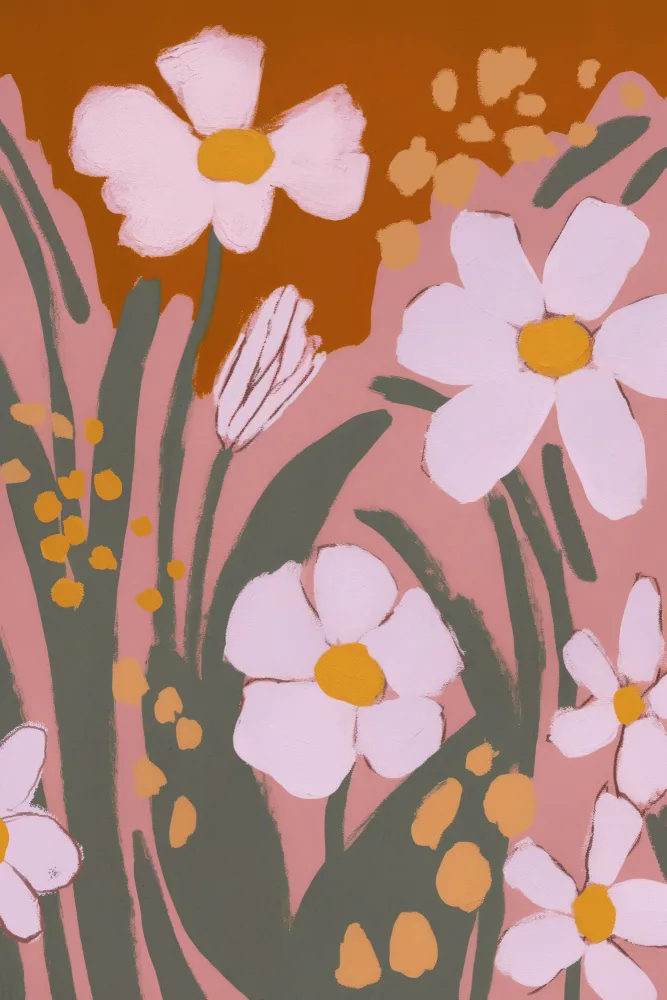 Treechild: Impressions de fleurs pastel n° 8