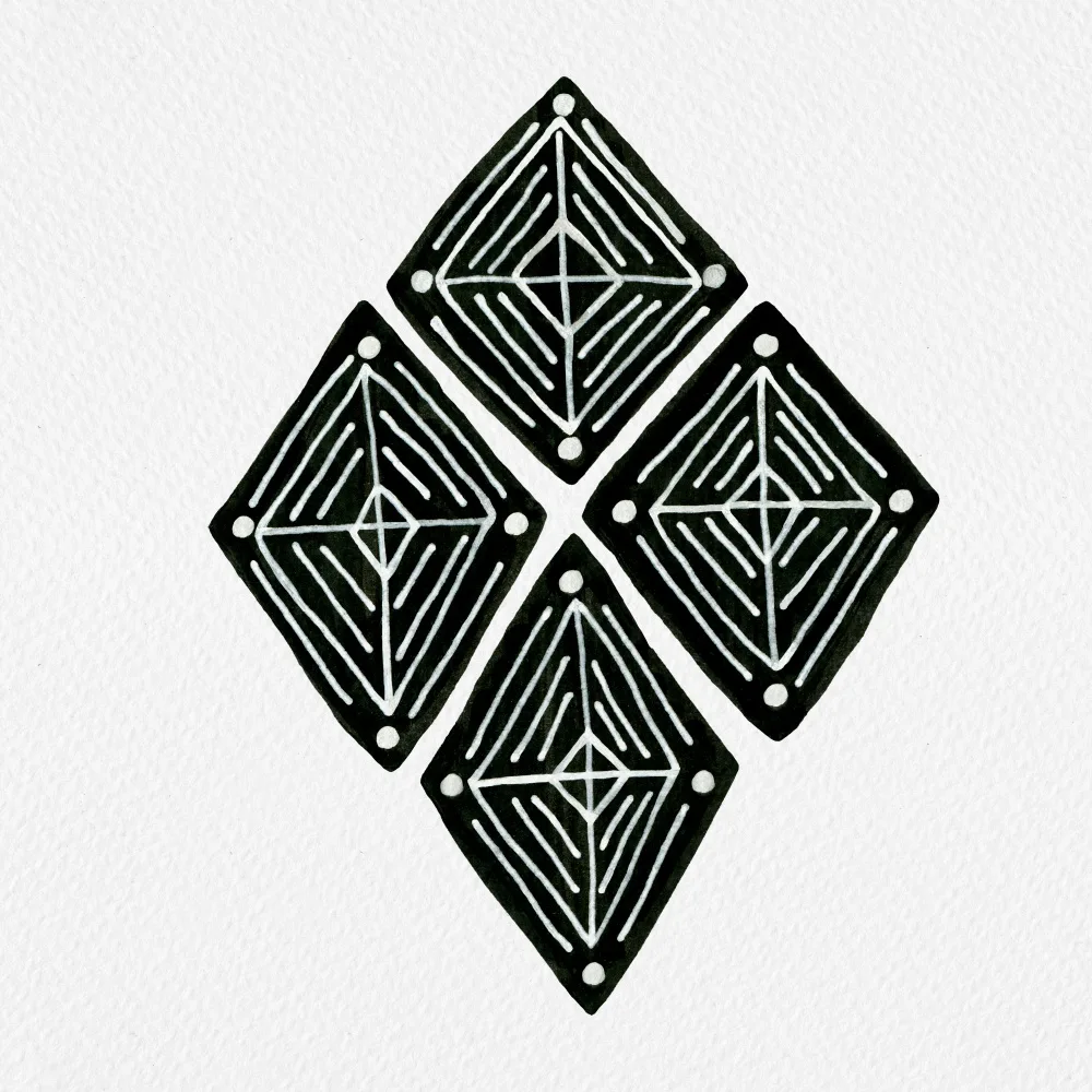 Channell, Michele: Diamant tribal noir