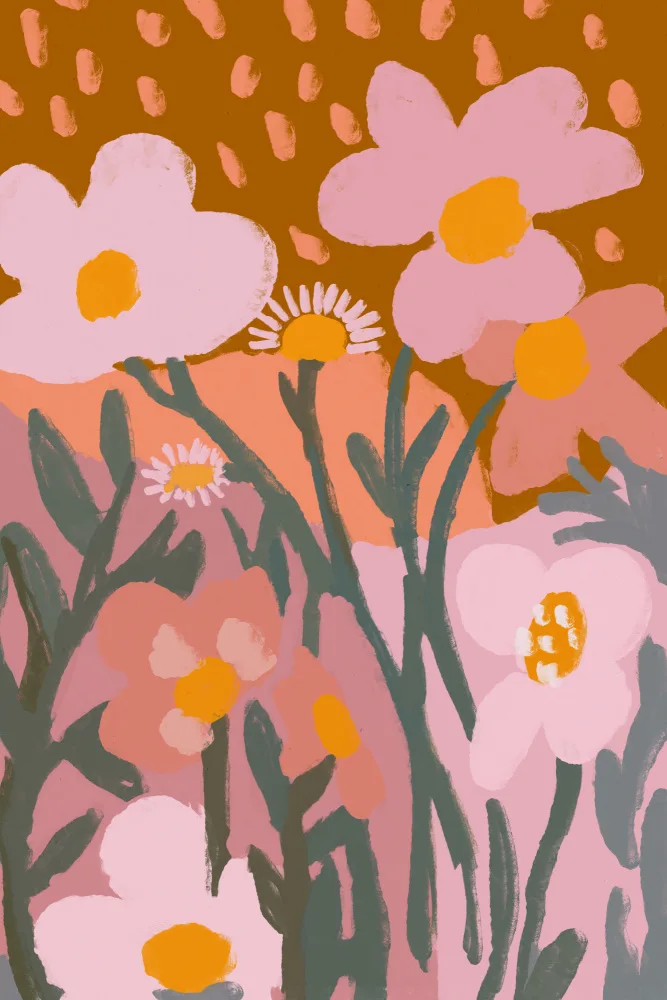 Treechild: Pastellblumenimpression Nr. 7