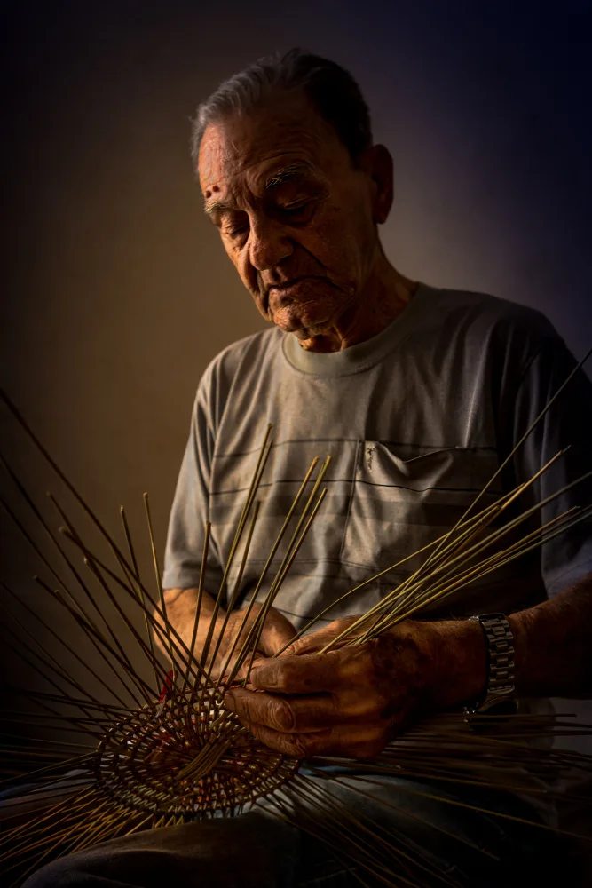 Rampinelli, Roberto: the basket maker