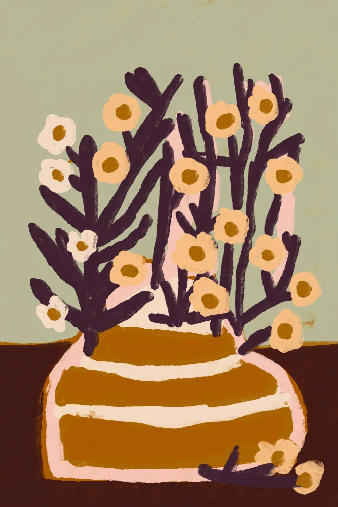 Treechild: Pastellblumenimpression Nr. 6