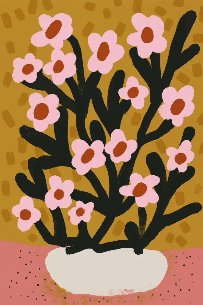 Treechild: Impression de fleurs pastel n°2