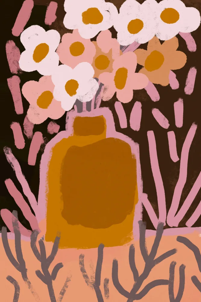 Treechild: Pastellblumenimpression Nr. 4