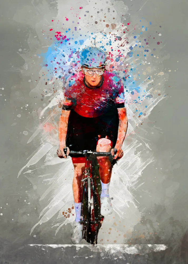 Jaszke, Justyna: Cycling sport art 30