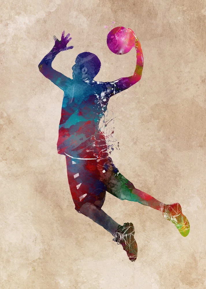 Jaszke, Justyna: Basketball Sport Art 10
