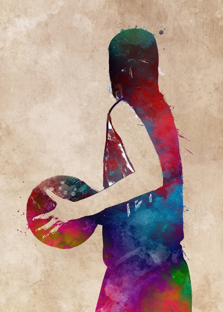 Jaszke, Justyna: Basketball Sport Art 19