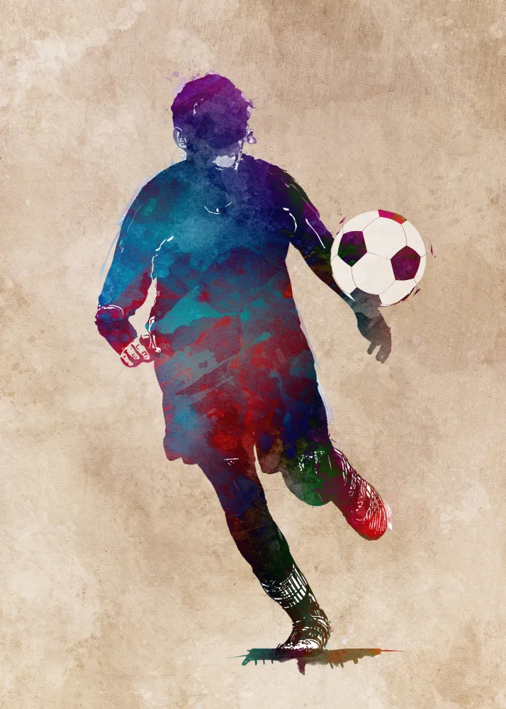 Jaszke, Justyna: Football Soccer Sport Art 14