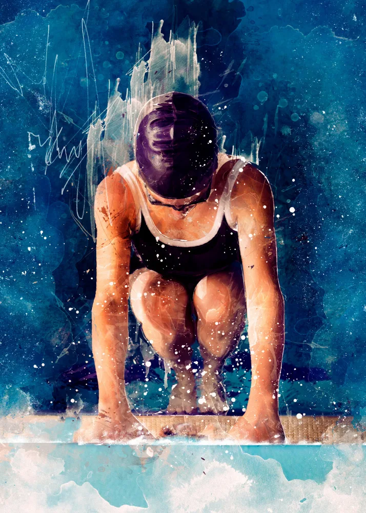 Jaszke, Justyna: nadador deporte arte 1