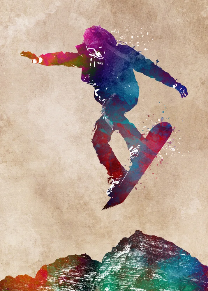 Jaszke, Justyna: Arte deportivo de snowboard 2