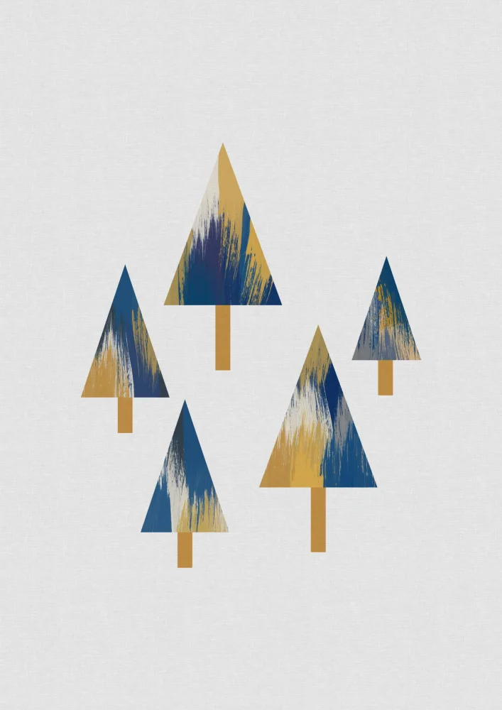Studio, Orara: Arbres bleus et jaunes