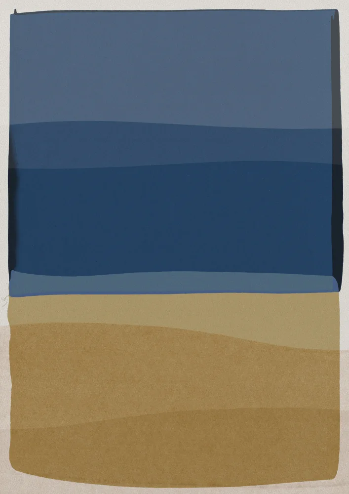 Studio, Orara: Bleu et marron modernes