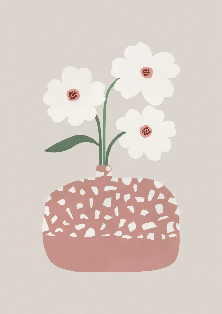 Studio, Orara: Terrazzo et Fleurs