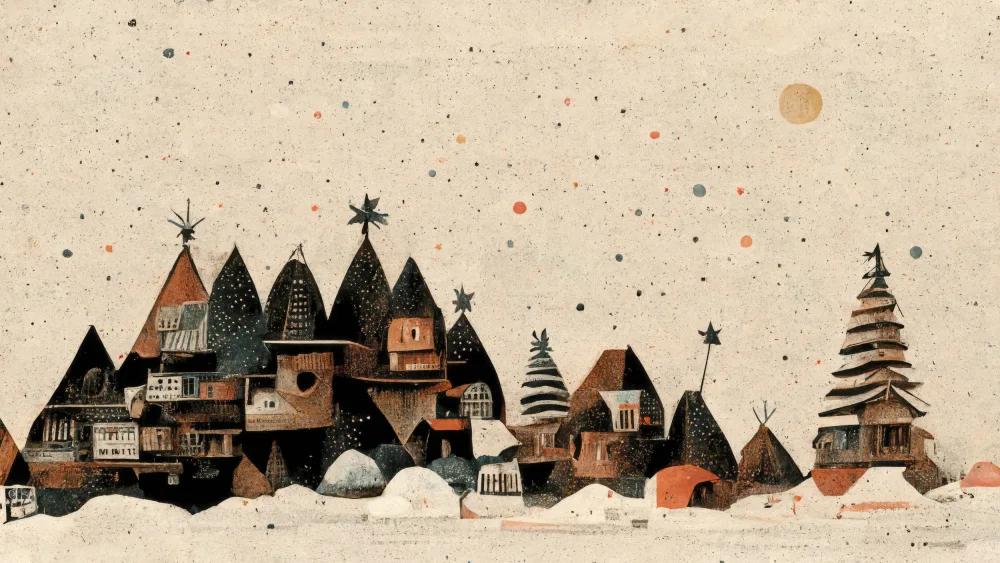 Treechild: Petite ville de Noël