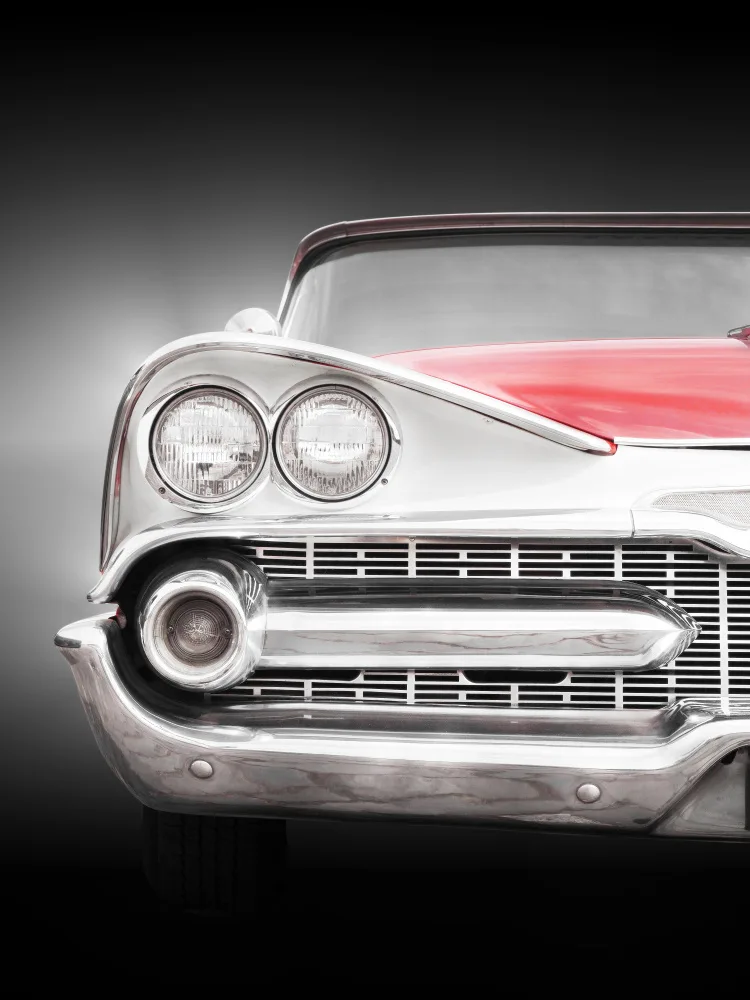 Gube, Beate: Voiture classique américaine Coronet 1959 vue de face