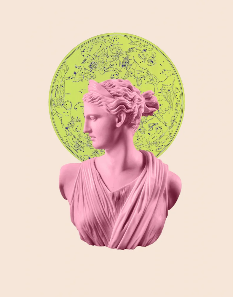 Art, Digital Grace: Artemisneonzodiac Velikost 11x14