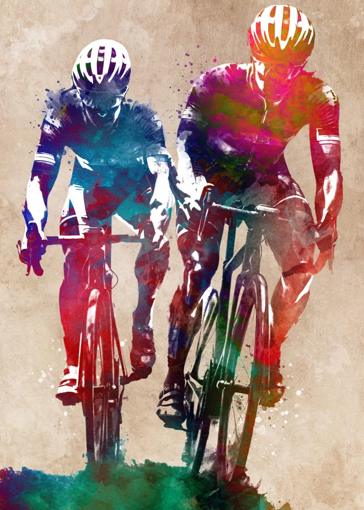 Jaszke, Justyna: Dva cyklisté sportovní umění