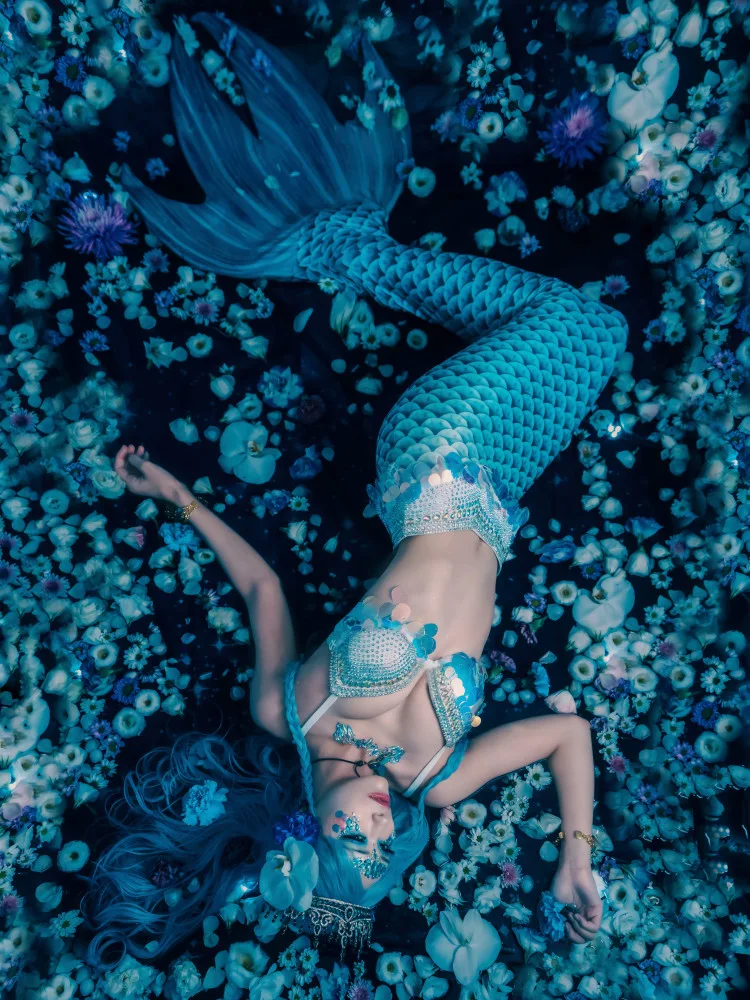 Rihito(Licht): A mermaid dreaming of a starry sky
