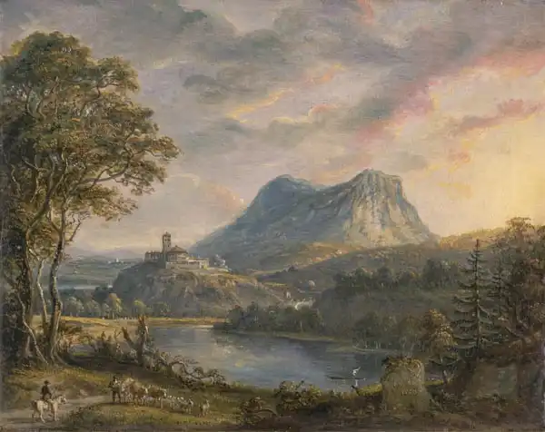 Sandby, Paul: Krajina s jezerem