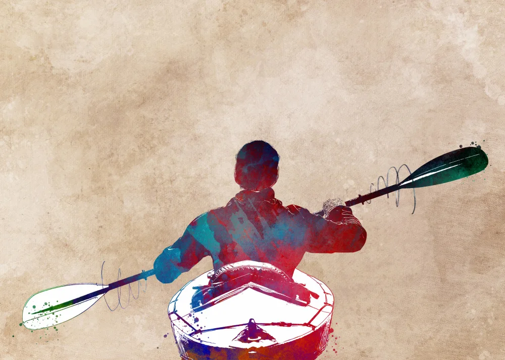 Jaszke, Justyna: Arte deportivo en kayak.