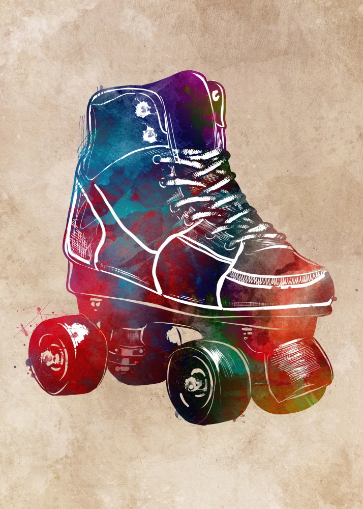 Jaszke, Justyna: Roller skates sport art