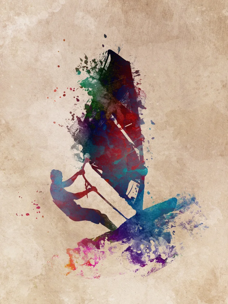 Jaszke, Justyna: Surfer sport art