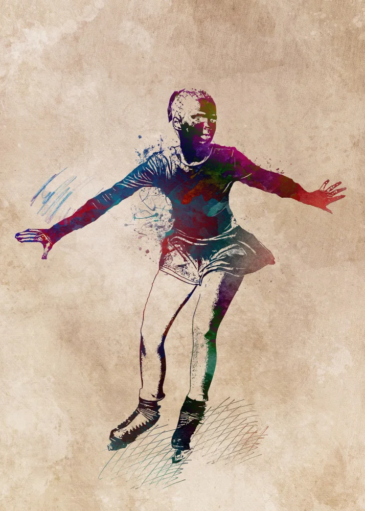 Jaszke, Justyna: Figure skating sport art