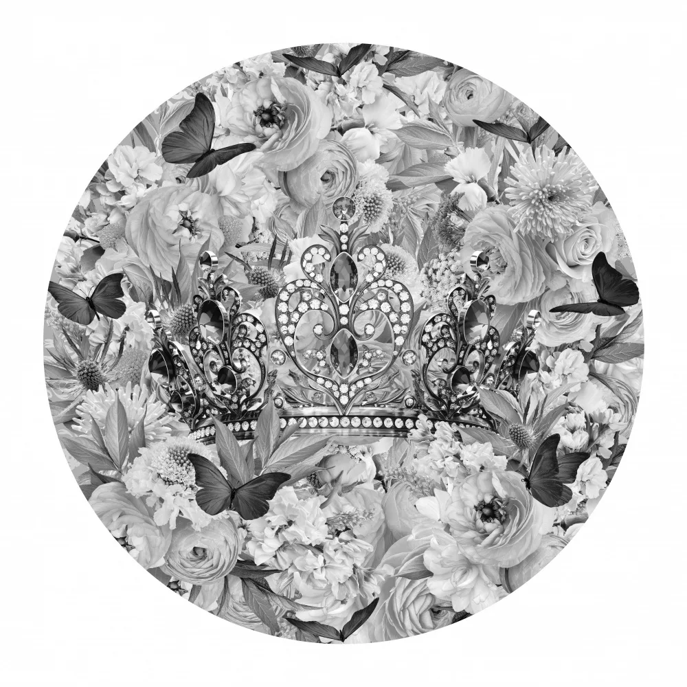 Skellern, Sue: Candy Blooms & Crown Black & White