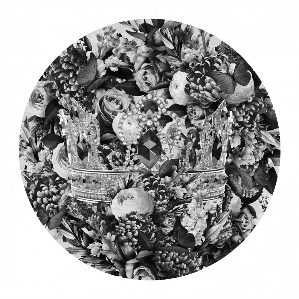 Skellern, Sue: Journey Blooms & Crown Black & White