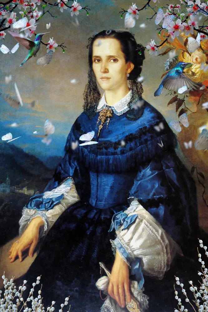 Skellern, Sue: Lady Blue Kolibřík kvete