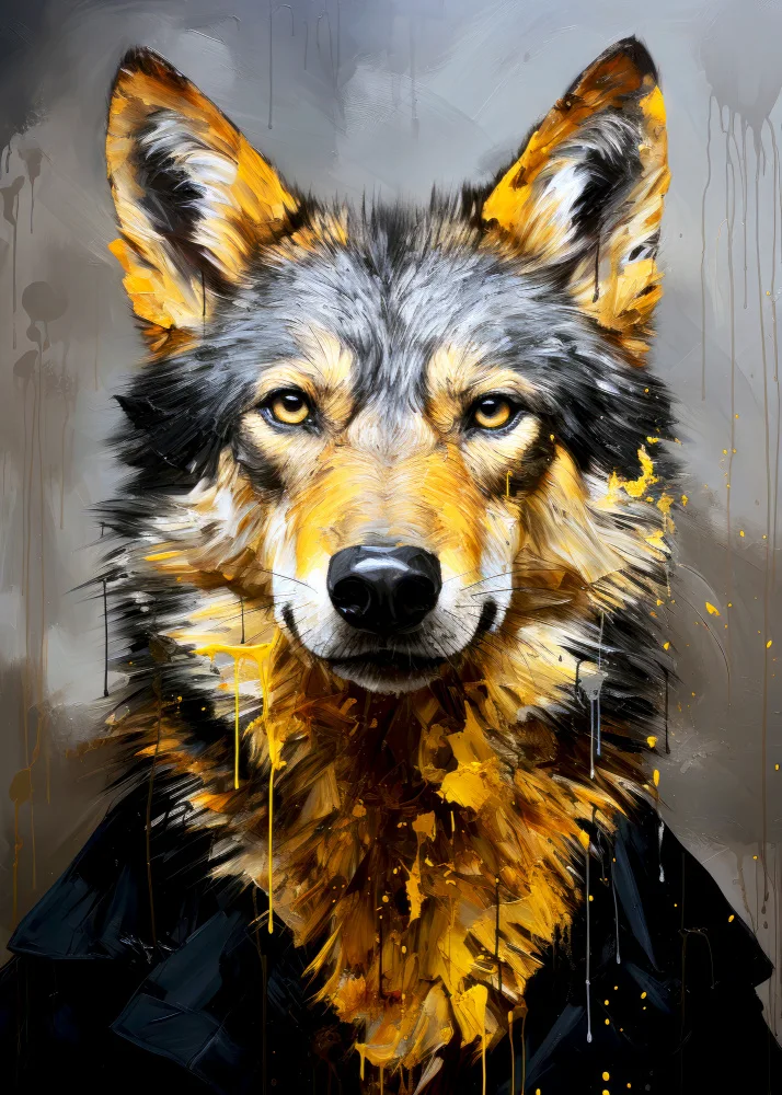 Jaszke, Justyna: Arte animal lobo #lobo