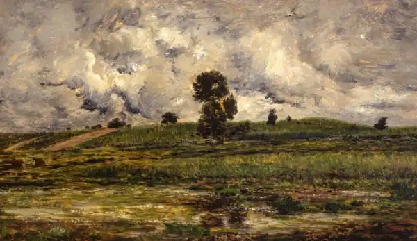 Daubigny, Charles-Francois: Krajina s řekou