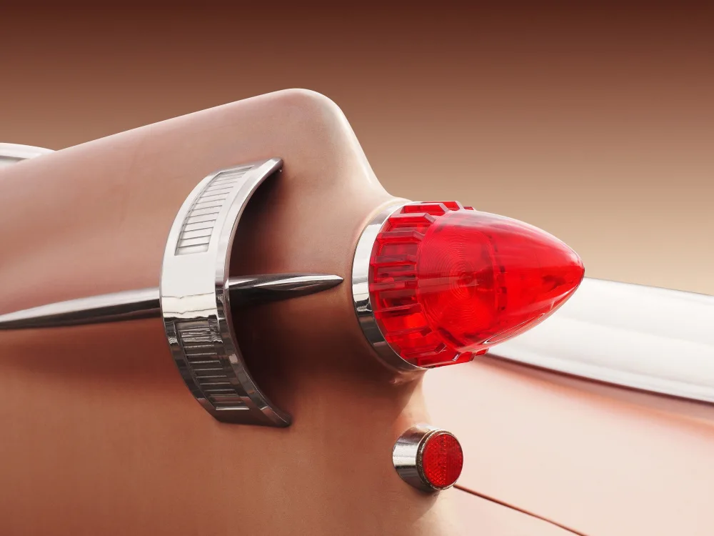Gube, Beate: American classic car Imperial 1959 Rear view
