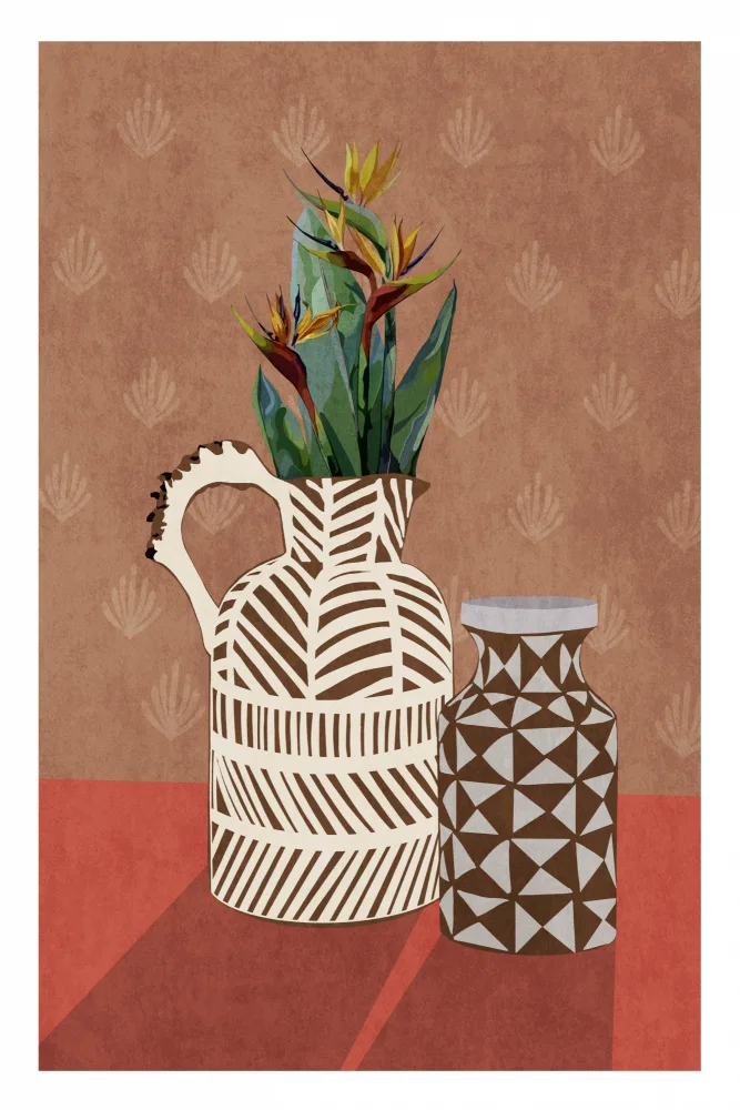 Tunaboylu, Emel: Flower Vase 4ratio 2x3 Print By Bohonewart