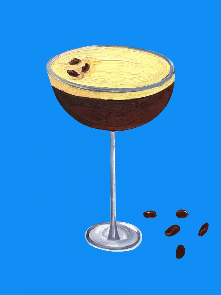 Straker, Alice: Espresso Martini Blau
