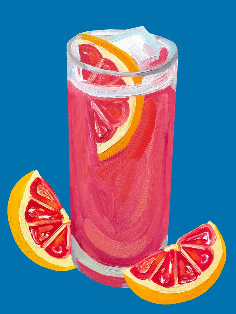 Straker, Alice: Grapefruit Paloma Blue