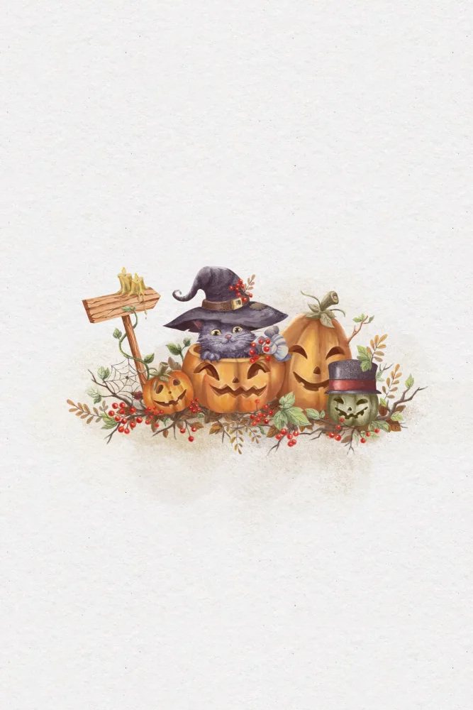 Thai, Xuan: Gatto della strega nell'Halloween