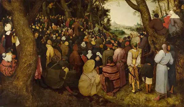 Brueghel, Pieter (st.): Kázání sv. Jana Křtitele