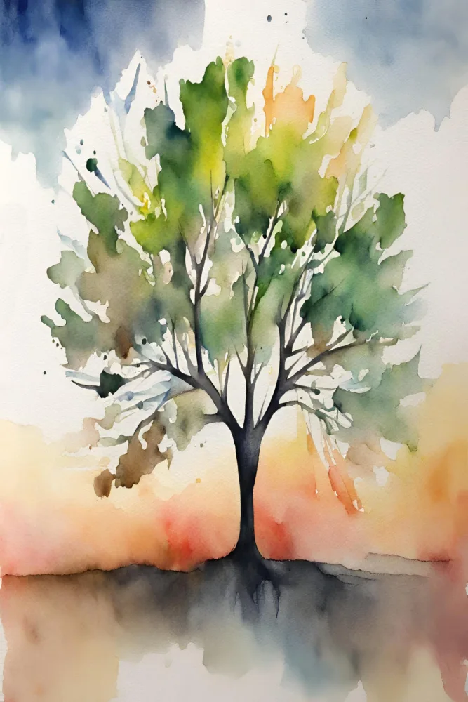 Moss, Ann Sally: arbol de color