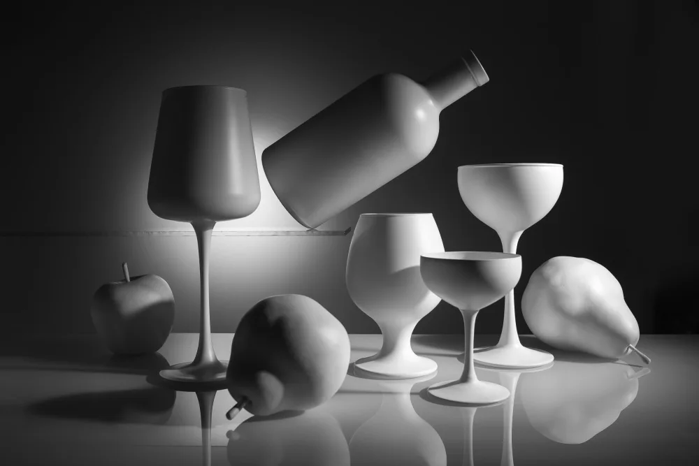 Popov, Evgeniy: From the series "White on Black"