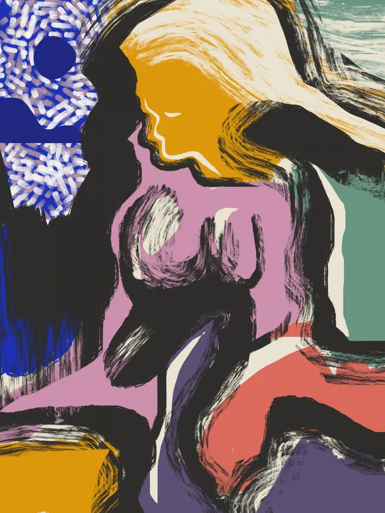 Dean, Little: Sitting Muse Abstract