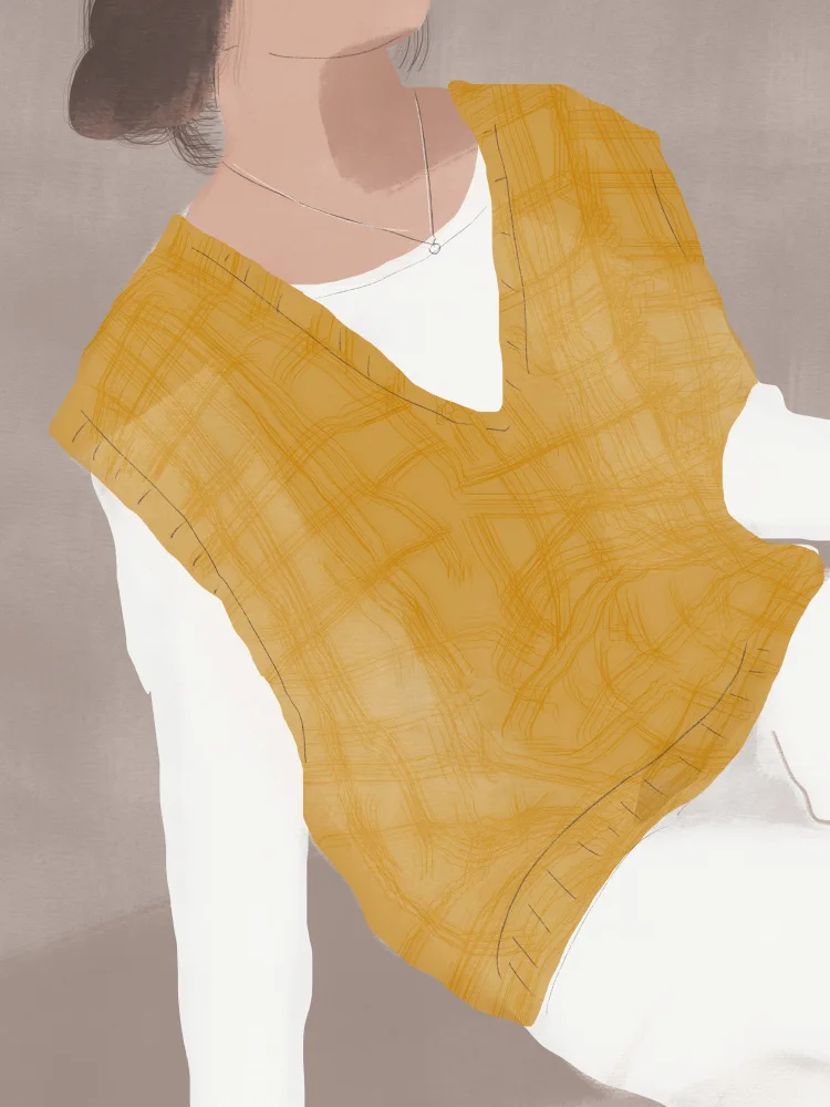 Dean, Little: White and Ochre Figurative