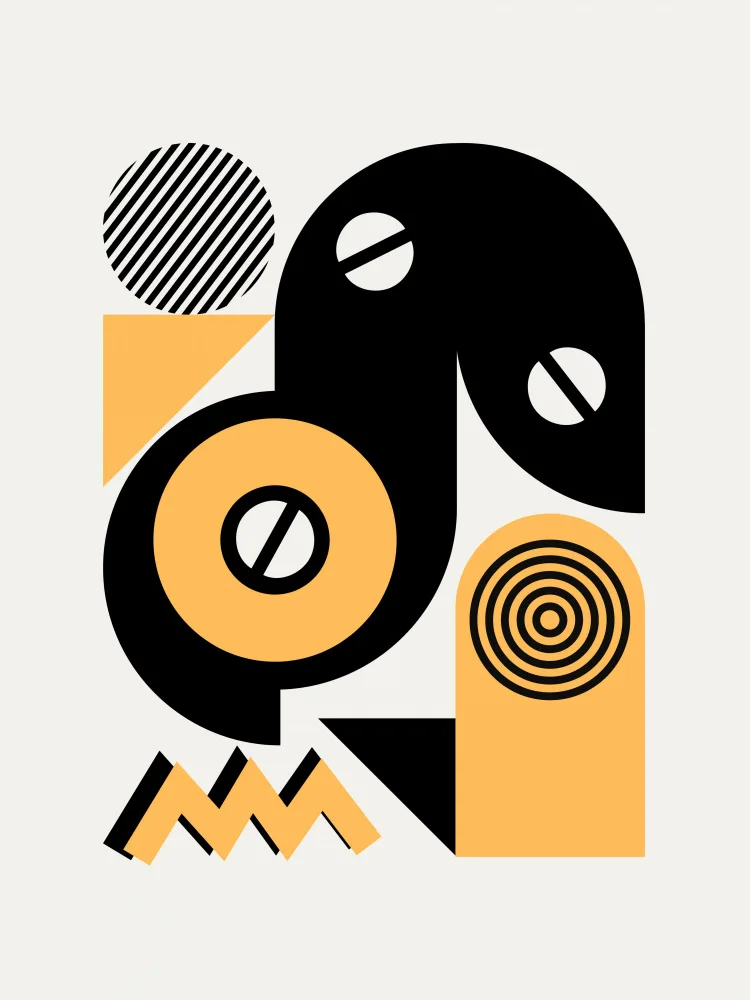 Dean, Little: Geometrical Design In Yellow