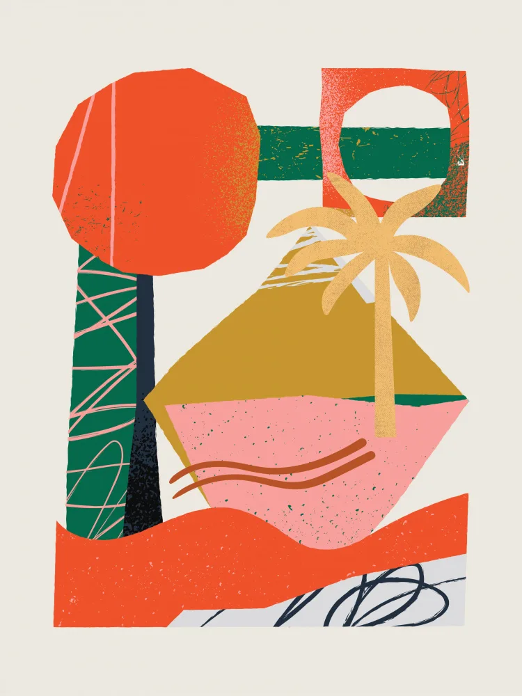 Dean, Little: Abstract Beach Collage