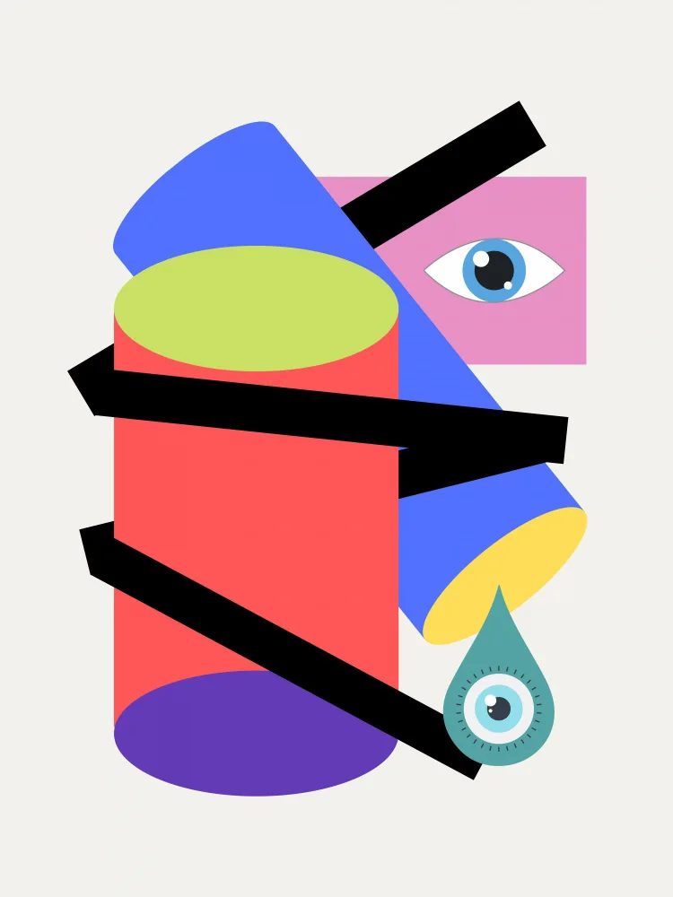 Dean, Little: Geometrical Cylinder In Tears