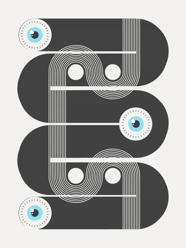 Dean, Little: Geometrische böse Augen