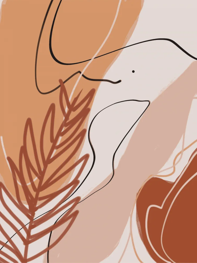 Dean, Little: Abstract Earth Tone Foliage