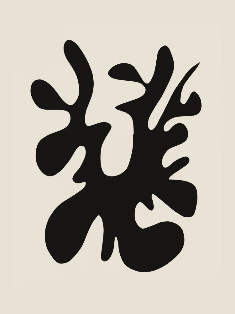Dean, Little: Black Coral Cut Out