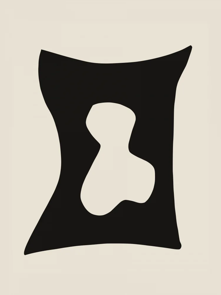 Dean, Little: Black Shape Cut Out