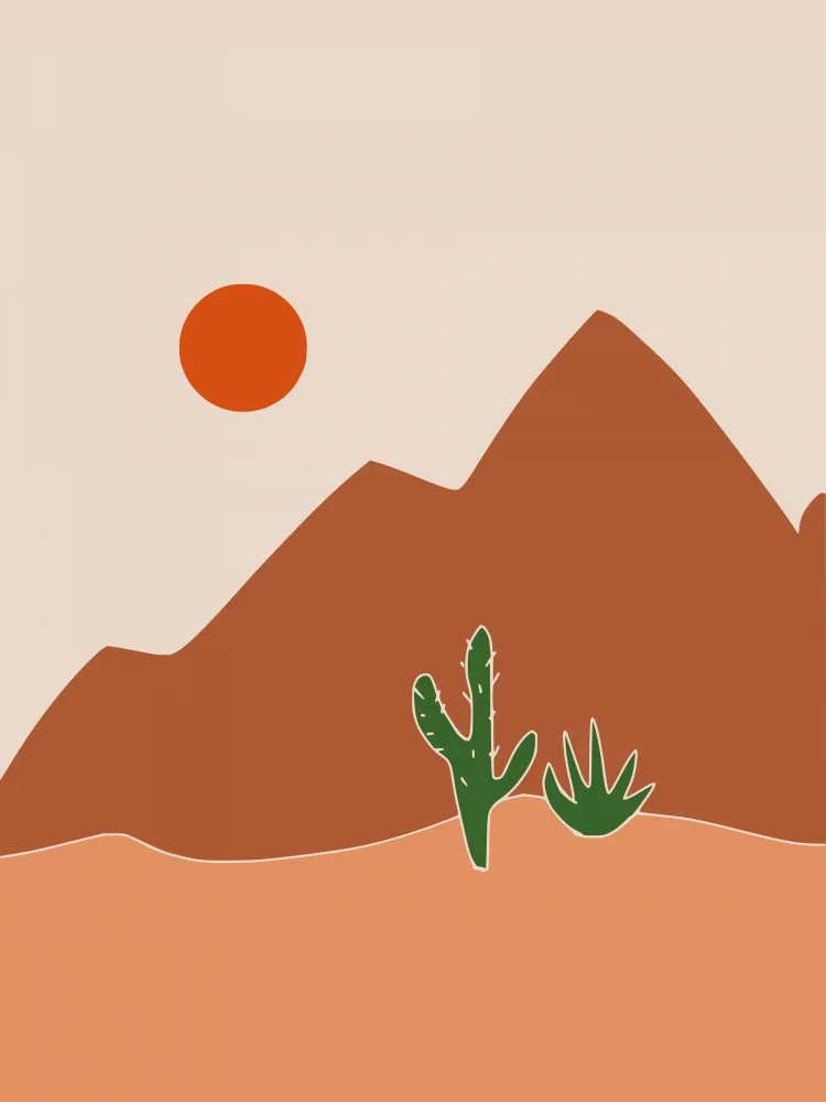 Dean, Little: Mountains and Cactus