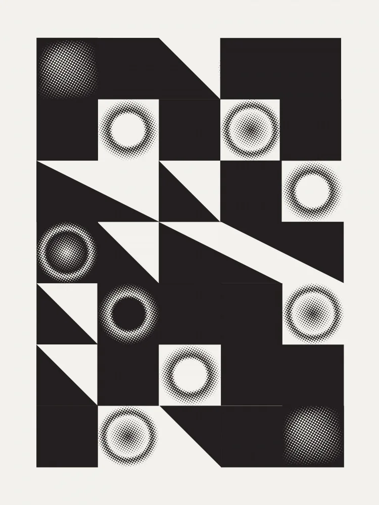 Dean, Little: Squares and Triangles In Black